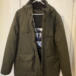 Men’s Olive Green Winter Coat